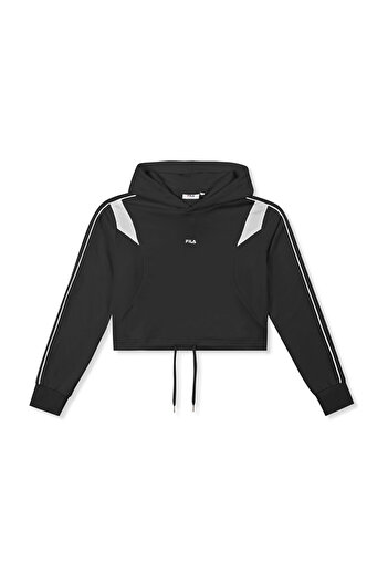 Fila Rivoli Relaxed Cropped Graphic Hoodie