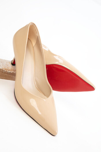 SOHO Skin Patent Leather Women's Classic Heeled Shoes 20821
