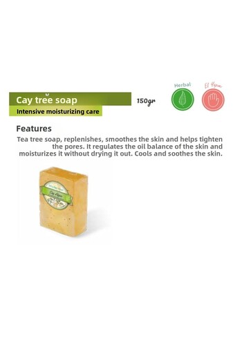 Fitoderman Anti-Tea Tree Soap Natural Tea Tree Treatment Soap for Oily Hair 150 Gr