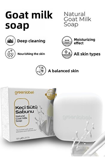 Greenlabel Goat Milk Soap Natural Moisture Balancing 120gr