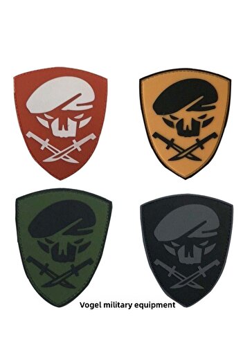 SINGLE SWORD Τρισδιάστατο Εθνόσημο με μανίκια Commando σιλικόνης