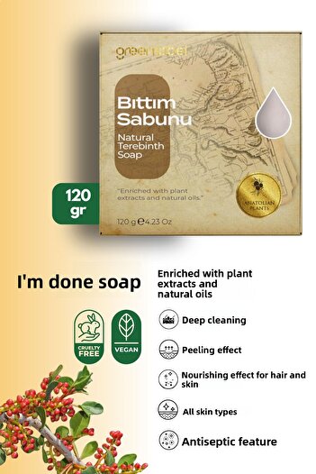 Greenlabel Bıttım Soap Natural for Hair and Skin Care 120gr