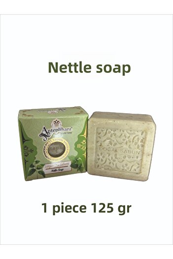 ANTEPLİHANI Isirgan Herb Soap, Isirgan Herb, Natural Handmade Natural Soap, Soap (1 Pc 125Gr)