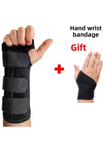 ARWEX Hand Wrist Splint Metal Supported Double Direction All Size Rest Splint Carpal Tunnel Nervous Jam