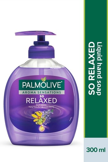 Palmolive Aroma Sensations So Relaxed Liquid Hand Soap with Ylang Ylang Essential Oil and Iris Essence 300 ml
