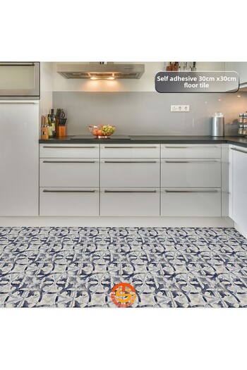 TechnoSmart 1pc 30cm×30cm Self Adhesive Lvt Floor And Wall Covering Kitchen Bathroom Sticker