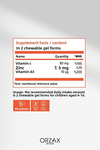 Ocean Gummies Defense 60 Chewable Form