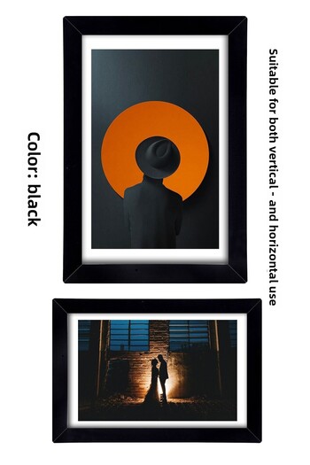 yhfoto 4 Pcs Black Frame - Wood Mdf Pvc, 30X40 and 20X30 Size Photo Frame