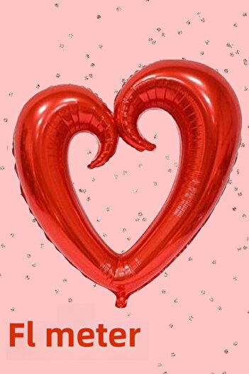 Baloncu Nene Red Heart Set Big Heart Marriage Proposal Wedding Anniversary Valentine's Day Ornament