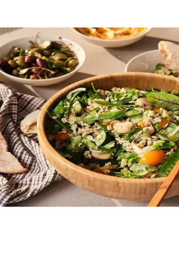 IKEA Premium Product Quality Product Durable Modern Design Stylish Appearance 28 cm Bamboo Serving Bowl