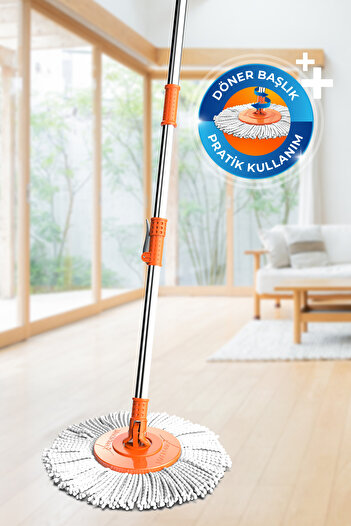 MACRO MAX Multi Yedek Mop Başlık, Faster ve Focus Otomatik Döner Temizlik Setleri İle Uyumlu Paspas