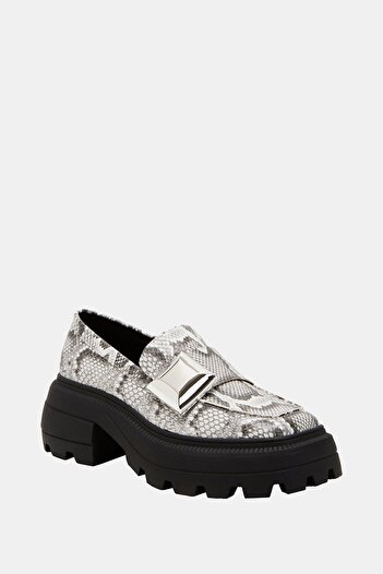 Katy Perry Geli Combat Women - Black Multi Loafer