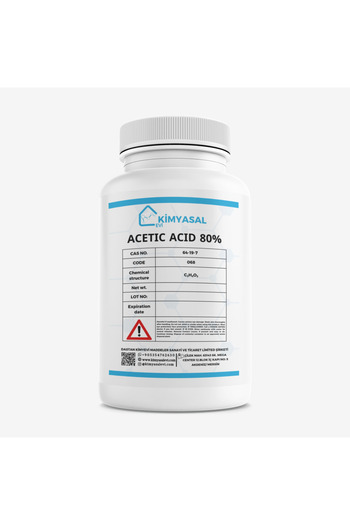 KİMYASAL EVİ 068 Asetik Asit (% 80) Sirke Asidi-ACETIC ACID 80% 1 kg