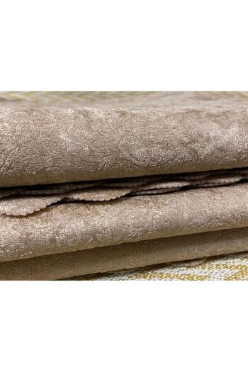 Tekstilsa Camel Kadife Baskılı Kaymaz Koltuk Süngerli Ve Çekyat Örtüsü 170*210 Cm 1adet