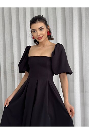 buğrahayalin Benjamin Bell Skirt Midi Dress