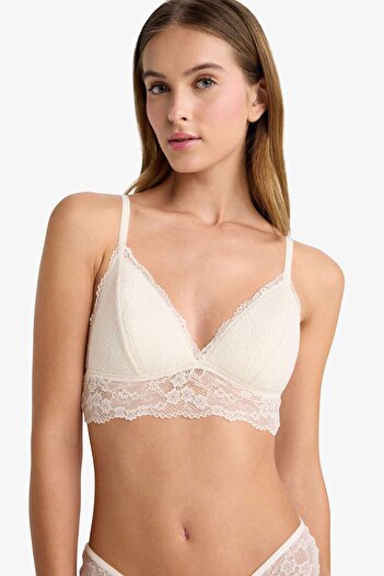 DeFacto Fall in Love Padded Lace Bralette 3188719