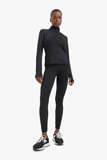 DeFacto High Waist Thermal Recovery Slim Fit Sports Leggings - Soft Furry Inside, Ankle Length