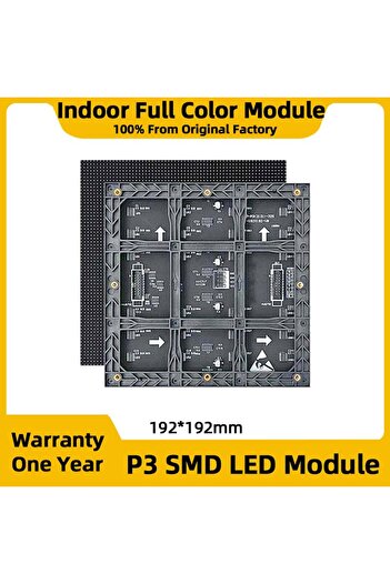 Choice لوحة إعلانات رقمية LED ملونة بالكامل P3 P3 HUB75 RGB Pixel Display وحدة عرض LED جدار فيديو LED داخلي