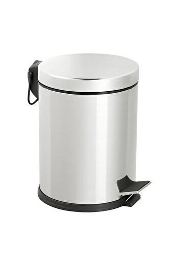 MultiStore Chrome 5 Liter Pedal Trash Can Home Office Bathroom Kitchen