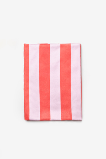 Le Mabelle Pink Striped Beach Towel