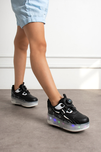 sepona Skate Shoes Skate Lighted Sports Shoes Skateboard