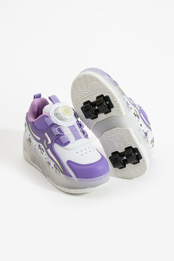RGV Skate Lighted Sports Shoes 4 Wheel Skating