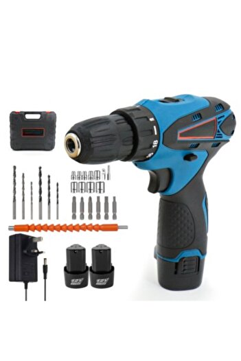 Toybox 12 volt cordless drill and tool kit