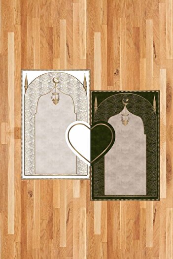 FOREVER ALDORA Double Non-Painful Soft Prayer Rug Set and Prayer Mat