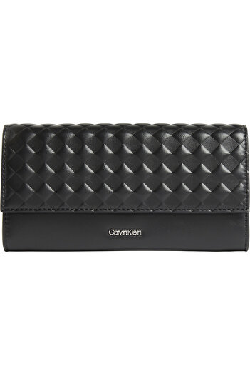 Calvin Klein Siyah Kadın 9,7x19x3,5 cm Cüzdan K60K611895BEH