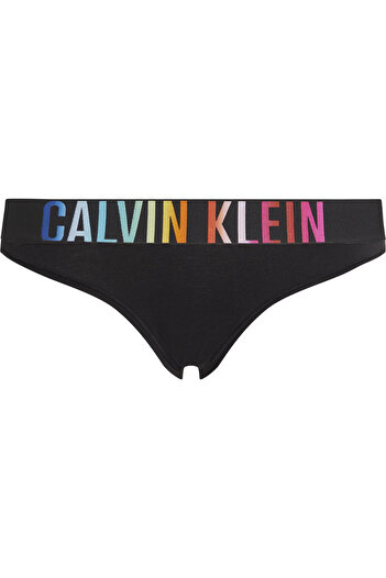 Calvin Klein Kadın Marka Logolu Elastik Bantlı Günlük Kullanıma Uygun Siyah Külot 000QF7835E UB1