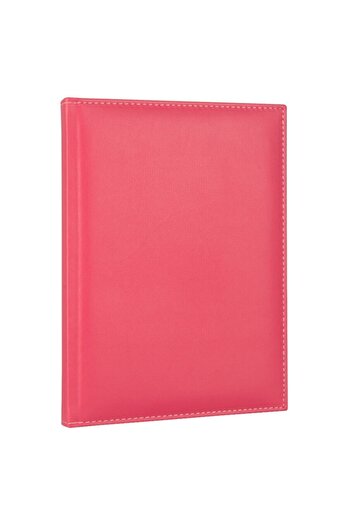 2K 2026 Yeni Yıl Deri Günlük Journal Ajanda Tarihli Çizgili 168 Yaprak Rainbow Vegan 17x24 Cm