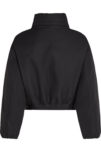 Calvin Klein Women / Girls Brand Logo Zippered Elastic Waist Stylish Designed High Collar Daily
