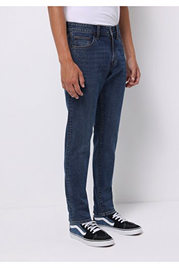 Colin's Slim Fit Düşük Bel Dar Paça Erkek İndigo Jean Pantolon