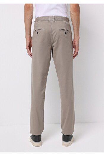 Colin's Regular Fit Mid Waist Straight Leg Men's Beige Trousers