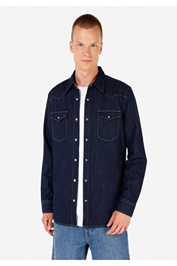 Colin's Blue Men's Shirt U.sleeve