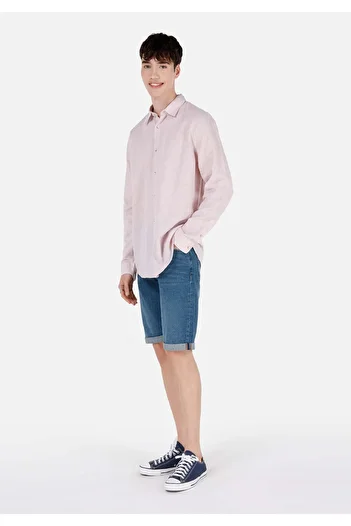 Colin's Regular Cut Low Waist Dark Blue Men's Jean Shorts