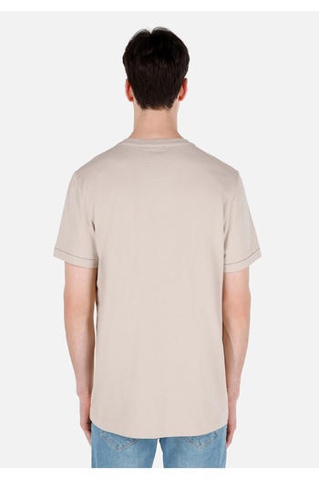 Colin's Beige Men's T-Shirt - Sleeves