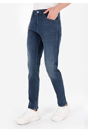 Colin's Ανδρικό παντελόνι με κανονική εφαρμογή Dark Indigo Denim
