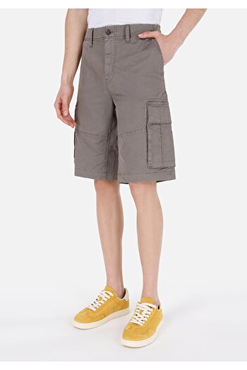 Colin's Regular Fit Orta Bel Düz Erkek Yeşil Şort