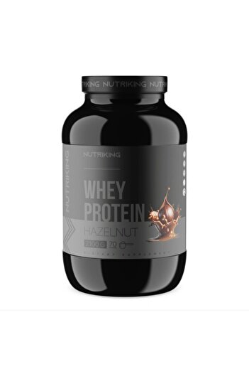 Nutriking Whey Protein 2100 Gr 70 Servings with Hazelnut