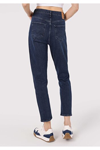 Colin's Mom Fit High Waist Slimming Leg Women's Gray Jean Pants