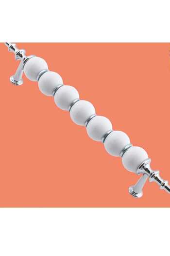 Mozide Polymer Cabinet Drawer Handles (224 mm)22.4 cm Chrome Beads-2 Pieces