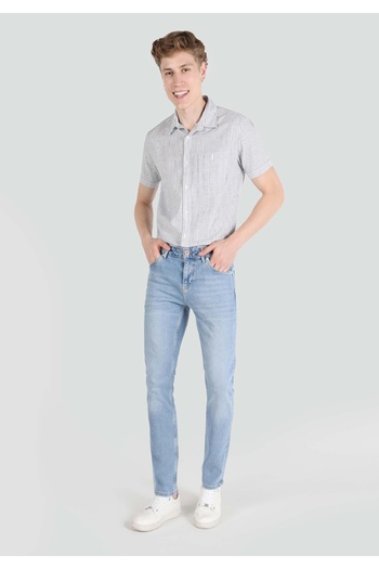 Colin's Straight Fit Low Waist Straight Leg Men's Indigo Jean Trousers