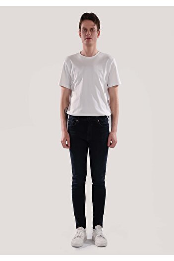 Colin's Skinny Fit Ψηλόμεσο Ανδρικό Παντελόνι Navy Blue Jean