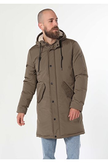 Colin's Ανδρικό παλτό Regular Fit σε μπεζ χρώμα