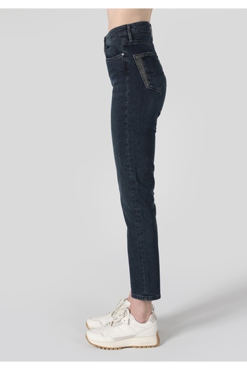 Colin's Γυναικείο παντελόνι Indigo Jean με ίσιο πόδι με λεπτή εφαρμογή