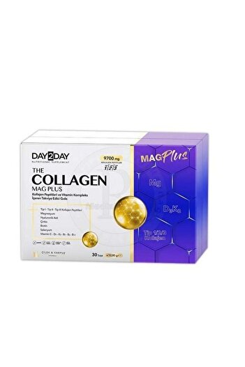 DAY2DAY The Collagen Mag Plus 30 Sachets Strawberry Watermelon