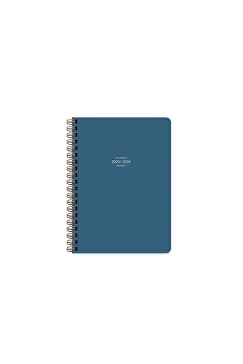 KESKİN COLOR Keskin 16*23 Spiralli Akademik Ajanda - Mavi