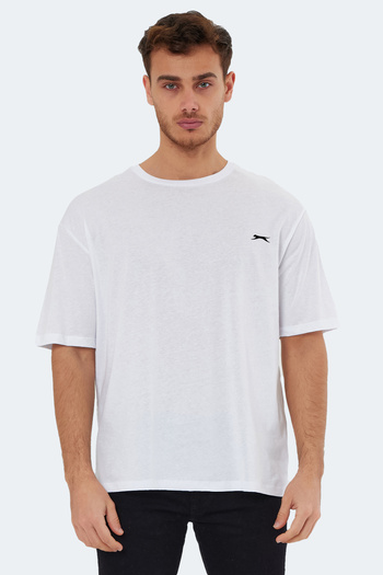Slazenger Kaiser in Oversize Men's Oversize White T-Shirt