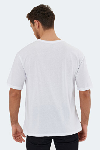 Slazenger Kaiser in Oversize Men's Oversize White T-Shirt